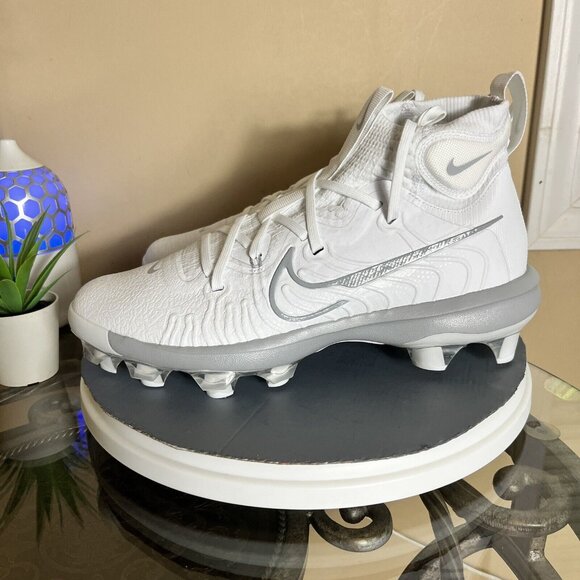 Nike‎ Alpha Huarache NXT MCS Molded Baseball Cleats DJ6519-103 Men Size 8 White - Picture 1 of 10